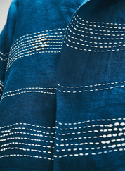 Indigo Kantha Jacket