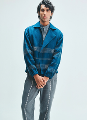 Indigo Kantha Jacket