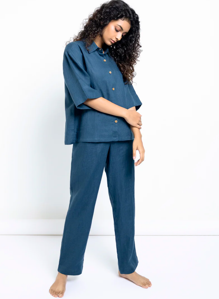 Indigo Pyjama Set