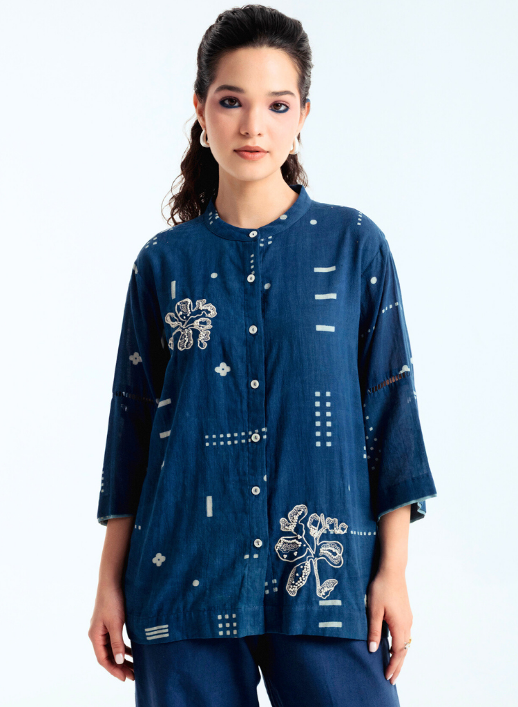 Indigo Shadow Shirt