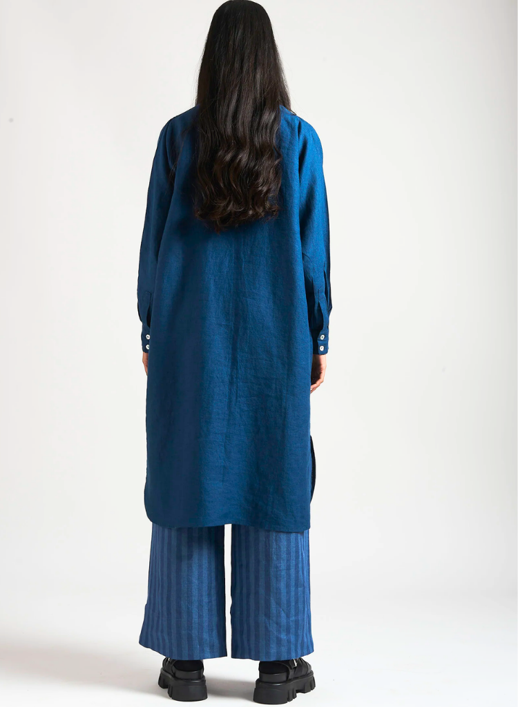 Indigo Shirt Dress