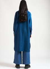 Indigo Shirt Dress