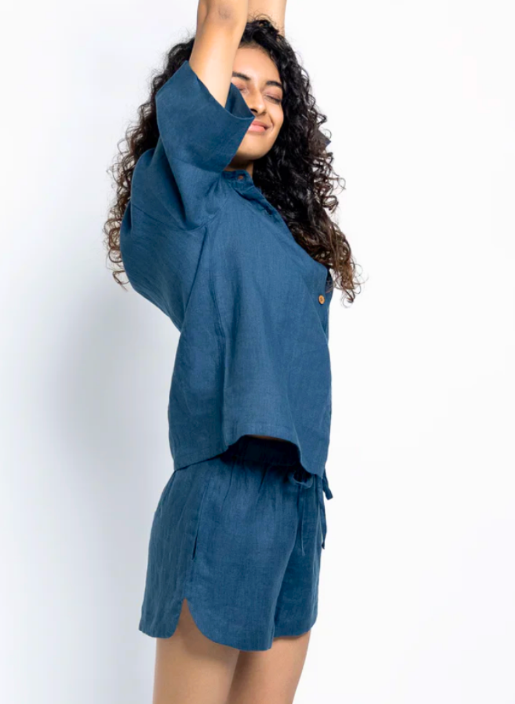 Indigo Shorts Set