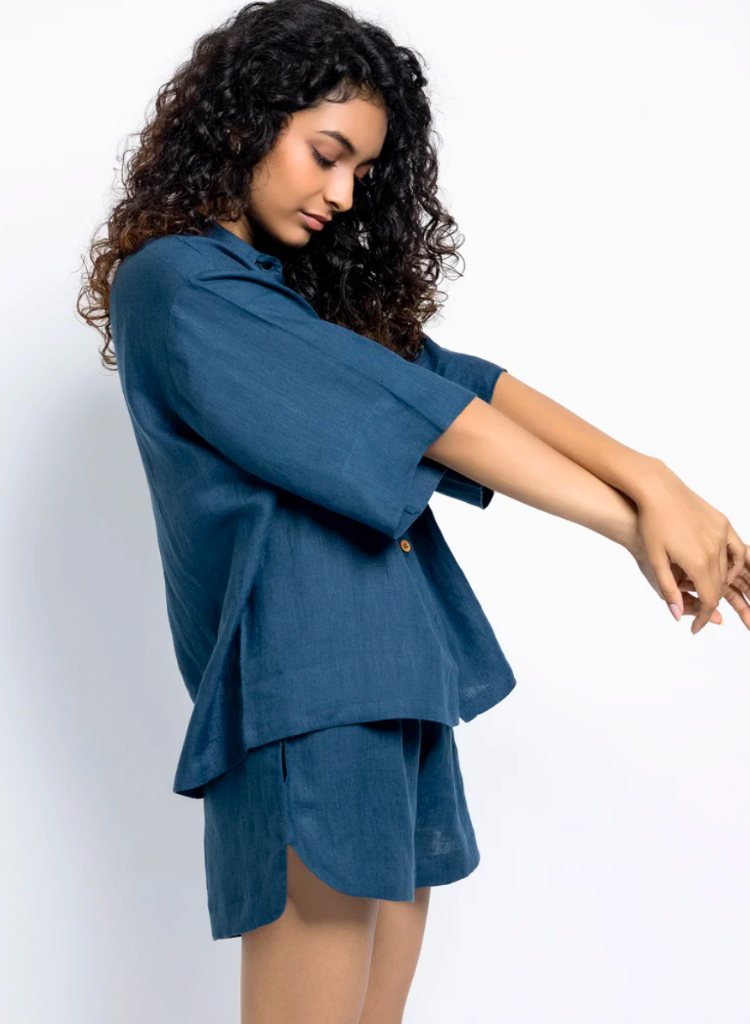 Indigo Shorts Set