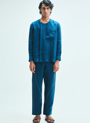 Indigo Kantha Pants