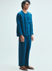 Indigo Kantha Pants