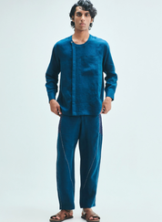 Indigo Kantha Pants