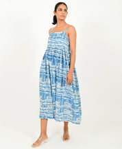 Indigo Splash Gather Dress