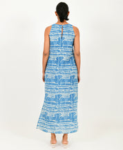 Indigo Splash Maxi Dress