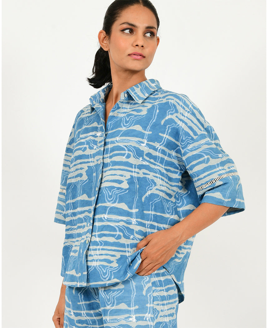 Indigo Splash Shirt