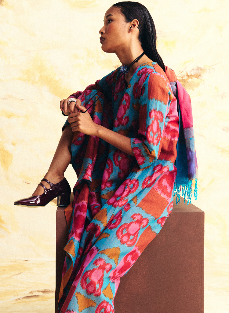 Inertia Bias Button Dress