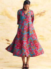 Inertia Bias Button Dress