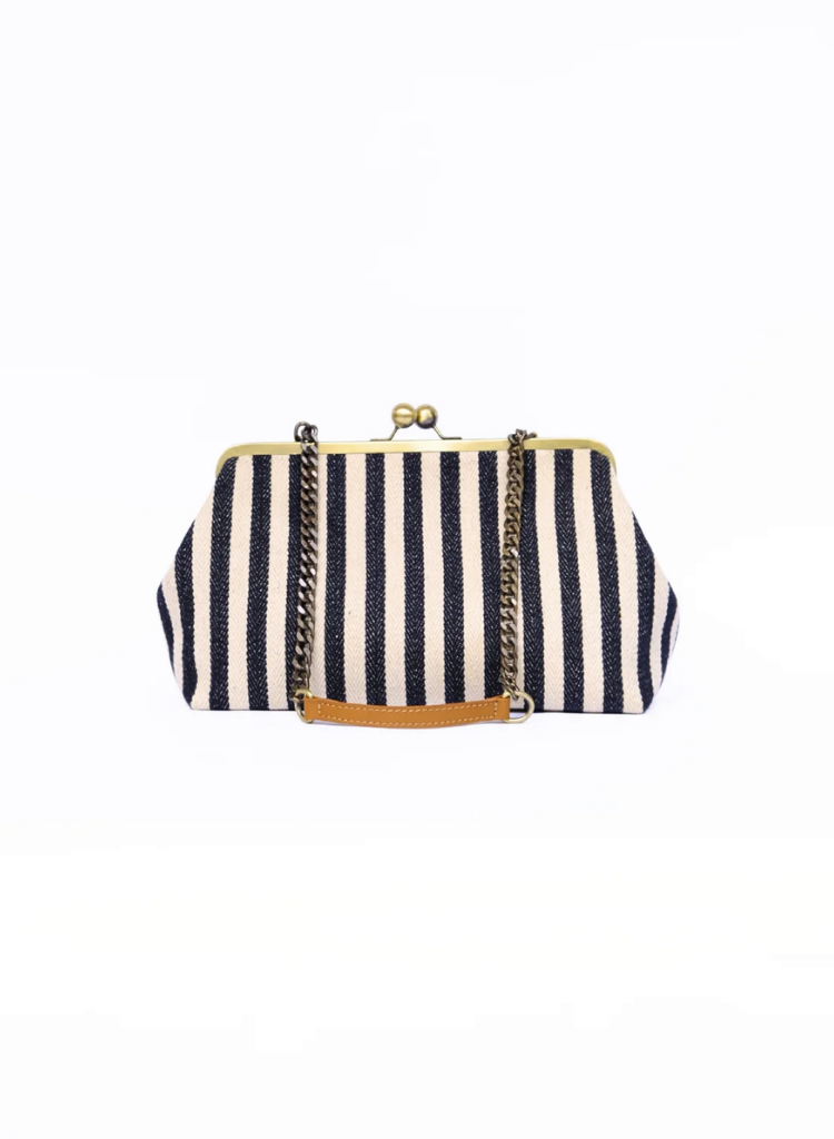 Ink Stripe Clutch