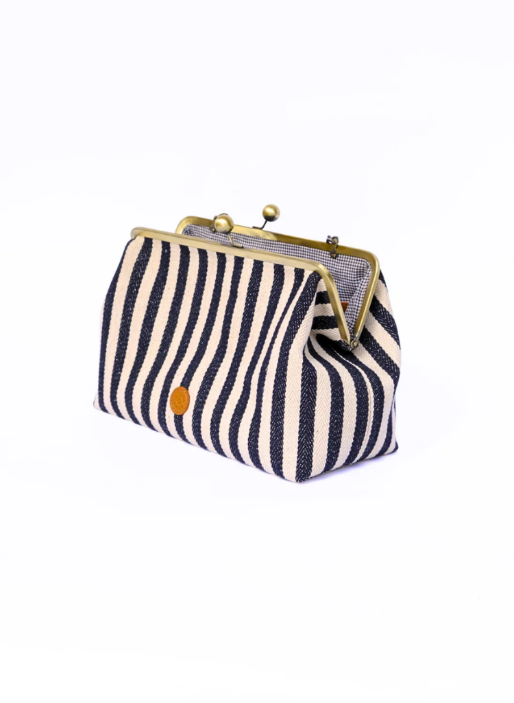 Ink Stripe Clutch