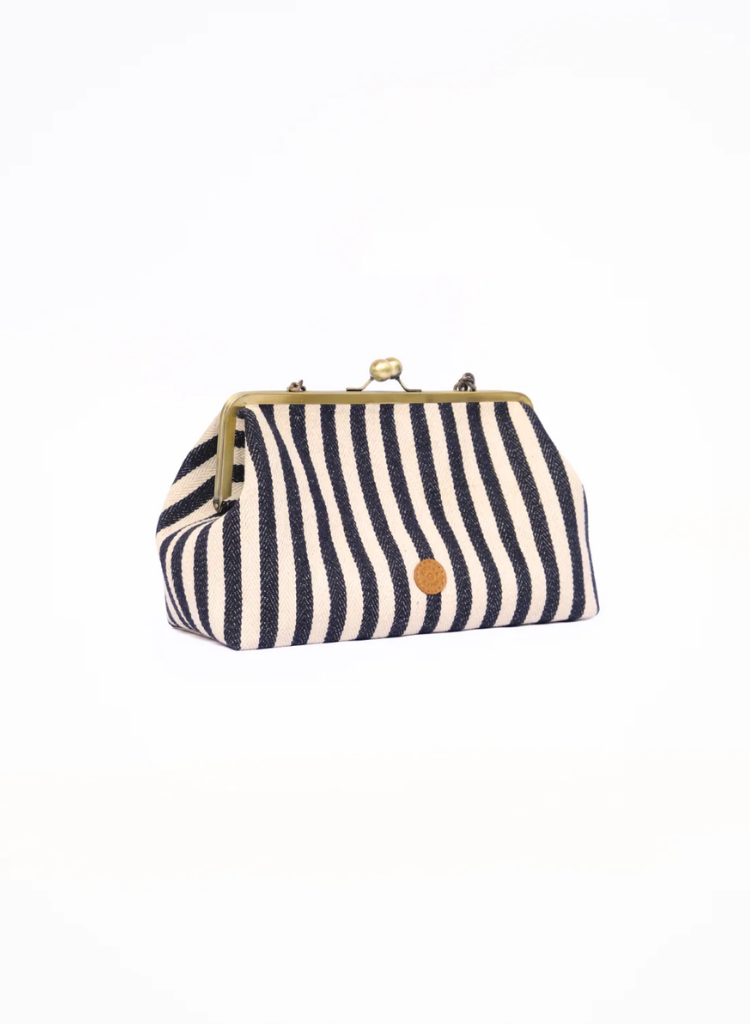Ink Stripe Clutch