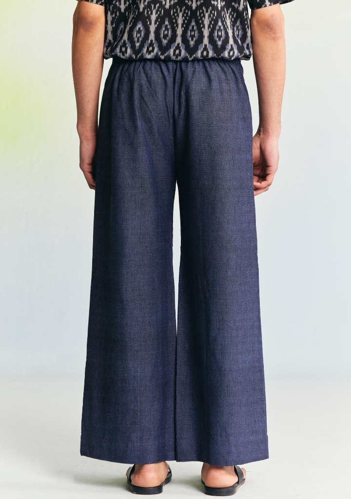 Ink Wide Leg Trousers