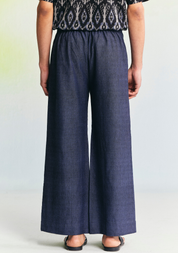 Ink Wide Leg Trousers