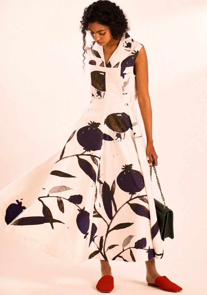 Ink And Ivory Dress