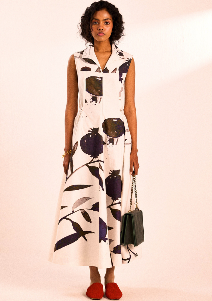 Ink And Ivory Dress