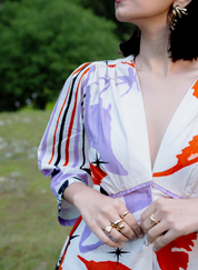 Interstellar Bloom Dress