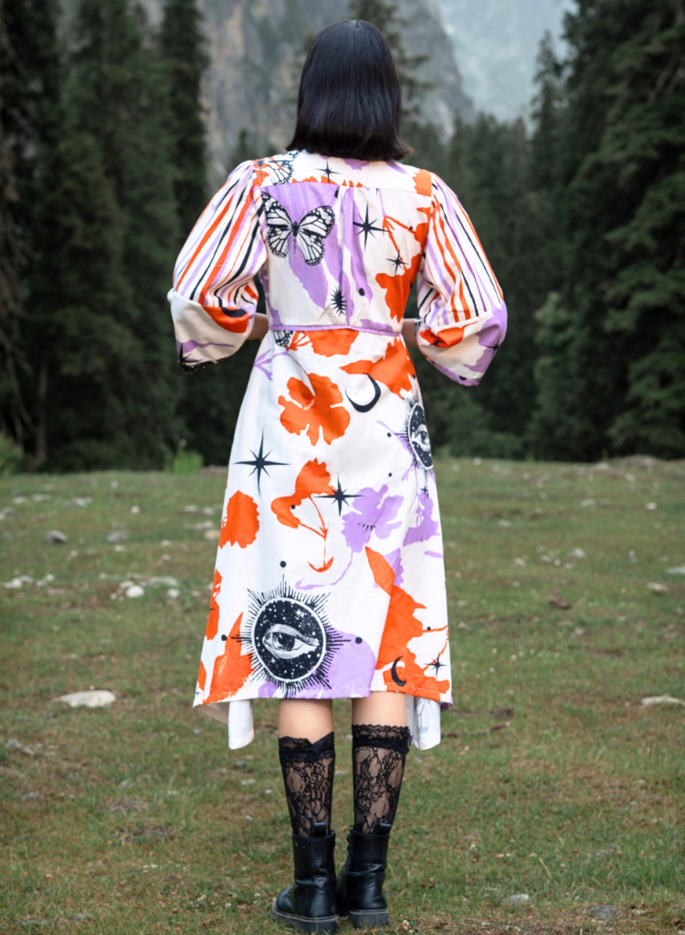 Interstellar Bloom Dress