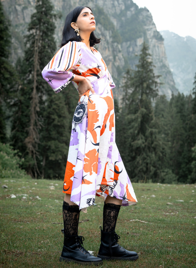 Interstellar Bloom Dress