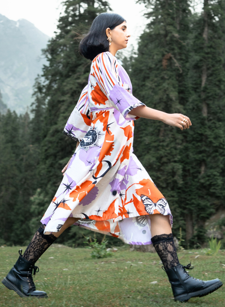 Interstellar Bloom Dress