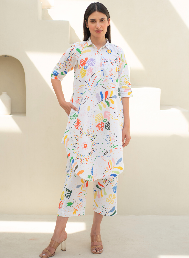 Intricate Tunic Pant Set