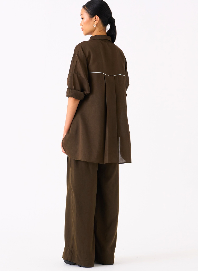 Inverted Box Pleat Bottoms