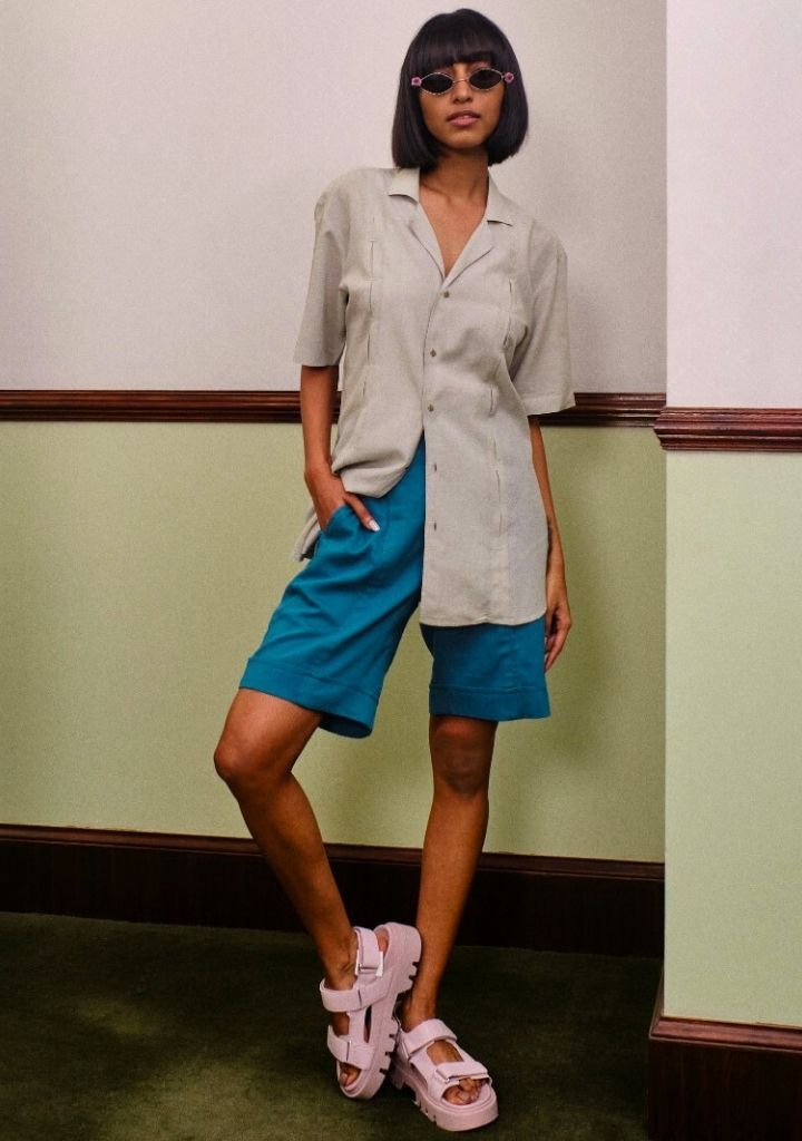 Inverted Box Pleat Shirt