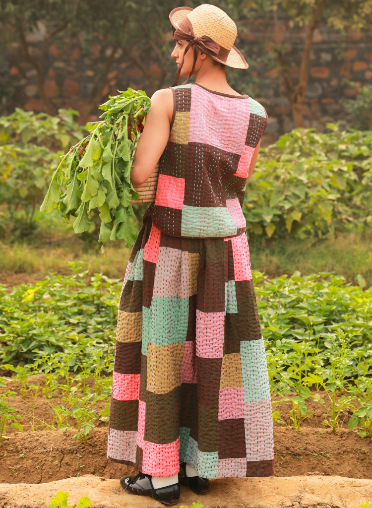 Irene Kantha Patchwork Skirt