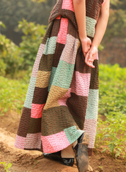 Irene Kantha Patchwork Skirt