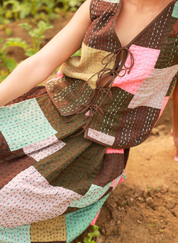 Irene Kantha Patchwork Skirt