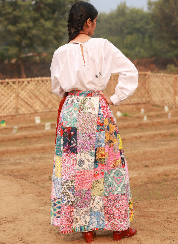 Irene Patchwork Skirt