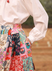 Irene Patchwork Skirt