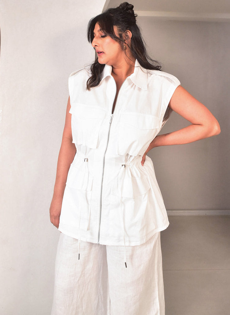 Isla Sleeveless Jacket