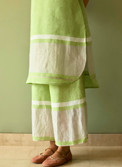 Iva Pleated Border Kurta