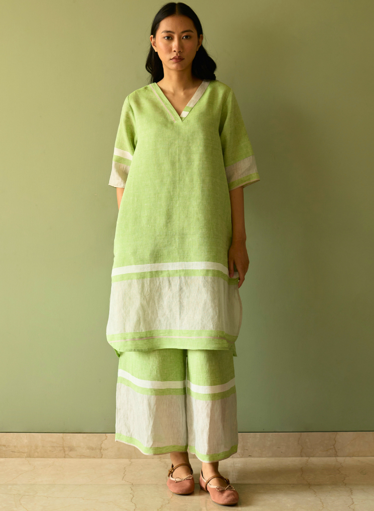 Iva Pleated Kurta Set