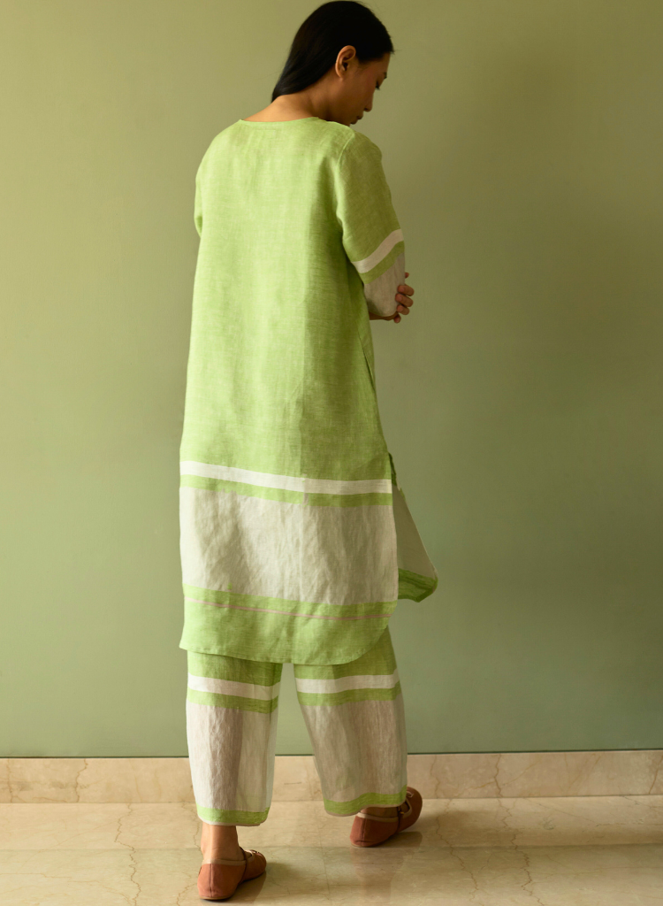 Iva Pleated Kurta Set