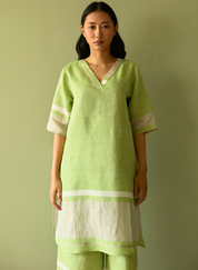 Iva Pleated Kurta Set