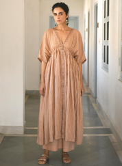 Ivory & Gold Kaftan Set