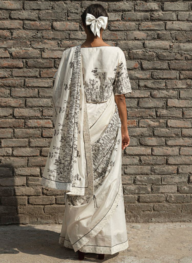 Ivy Chanderi Saree