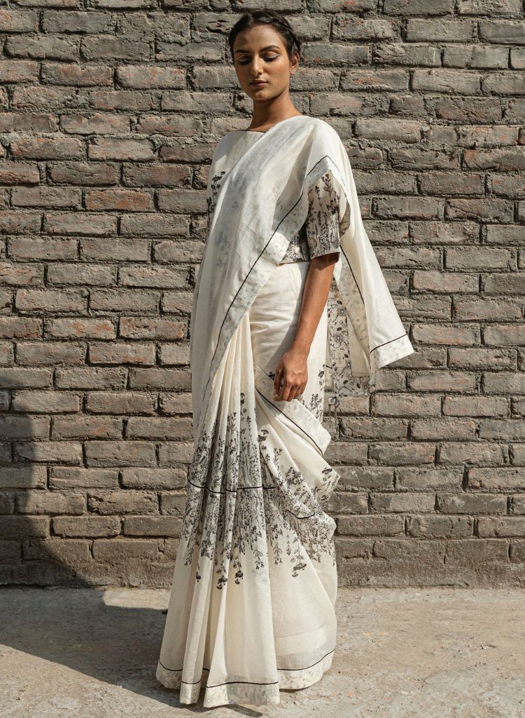 Ivy Chanderi Saree