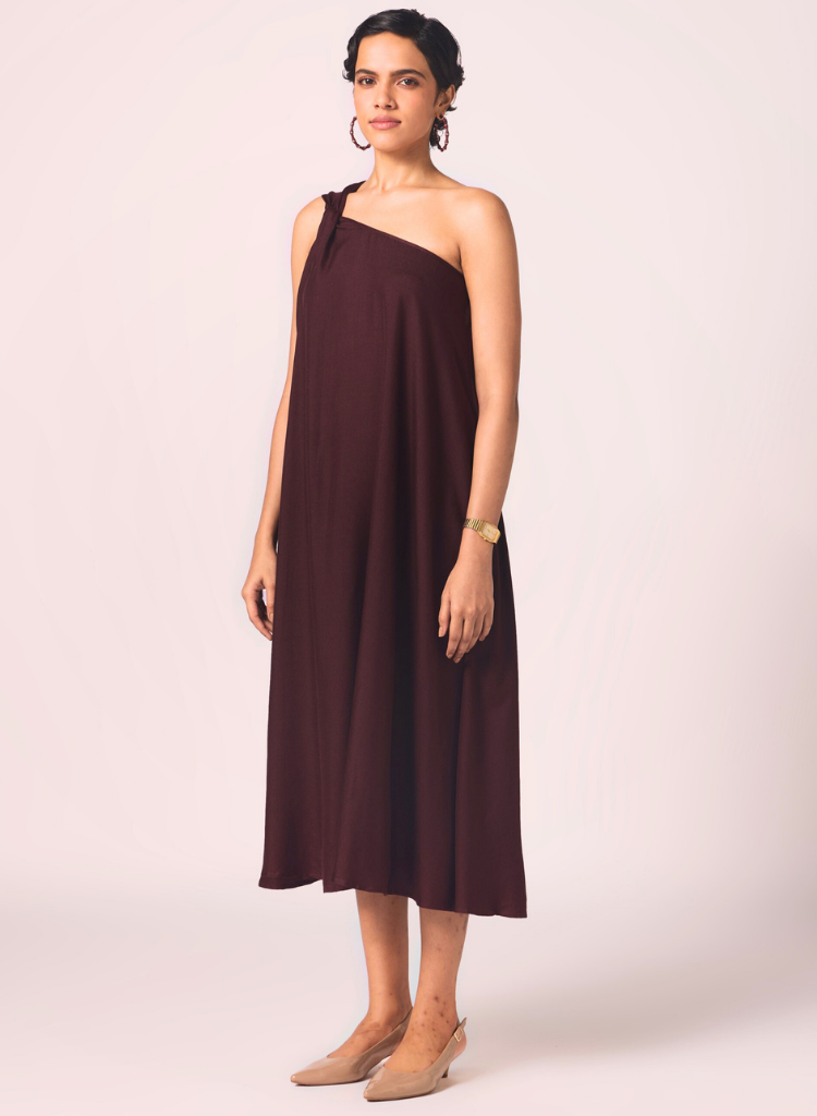 Izar One Shoulder Dress