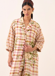 Jaali Trench Jacket Set
