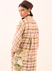 Jaali Trench Jacket Set