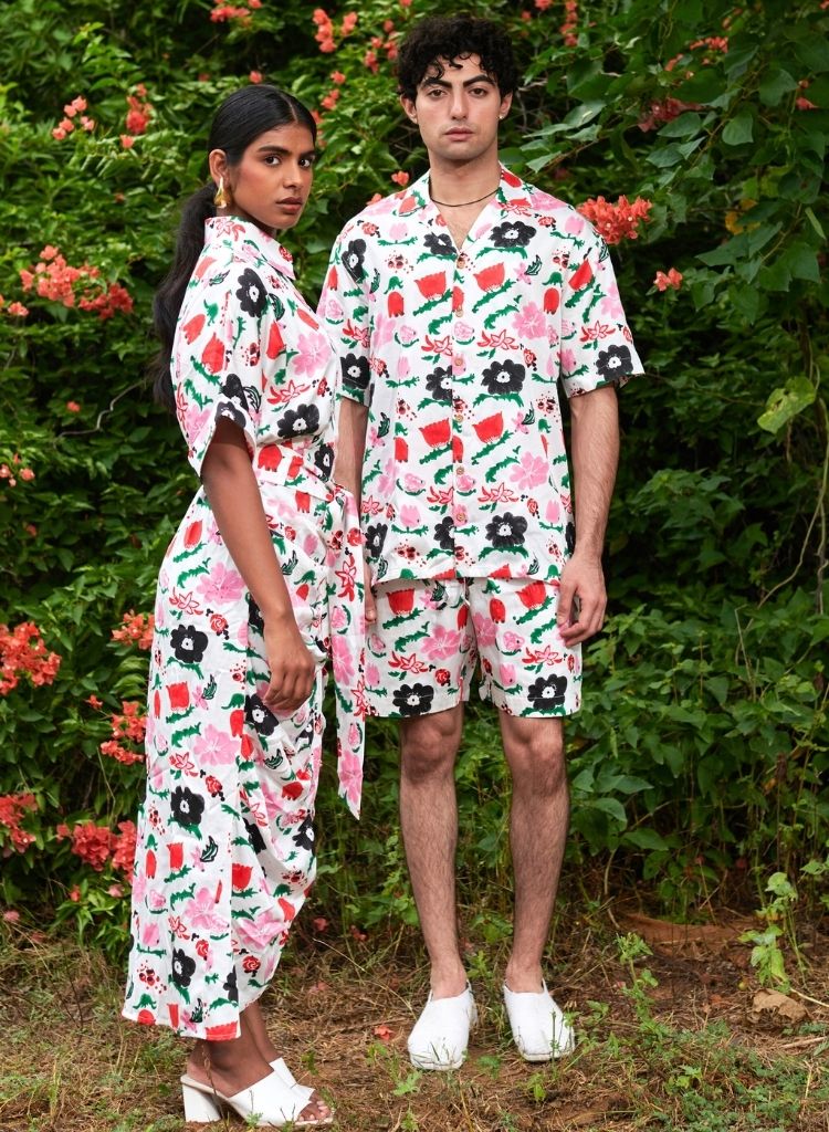 Jardin Spray Resort Shirt