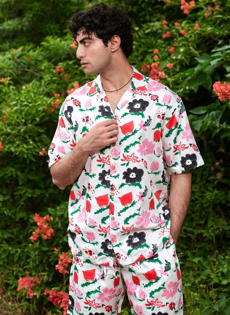 Jardin Spray Resort Shirt