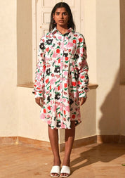 Jardin Spray Shirt Dress