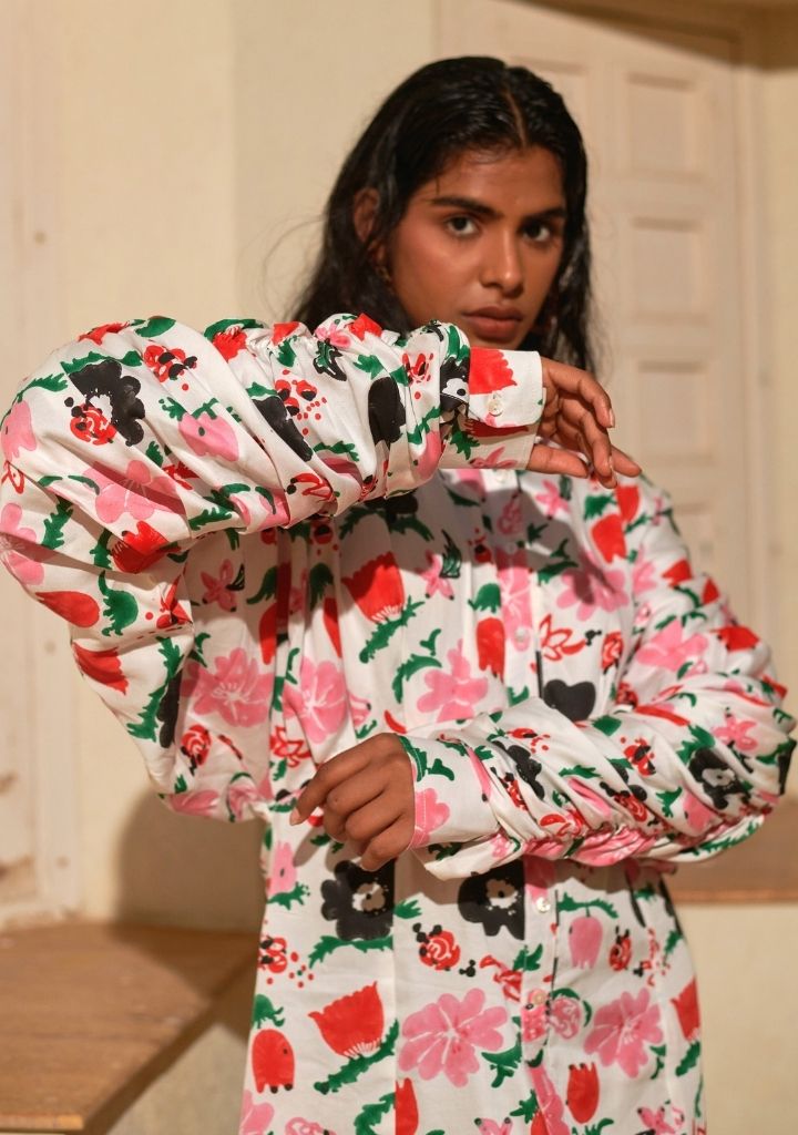 Jardin Spray Shirt Dress